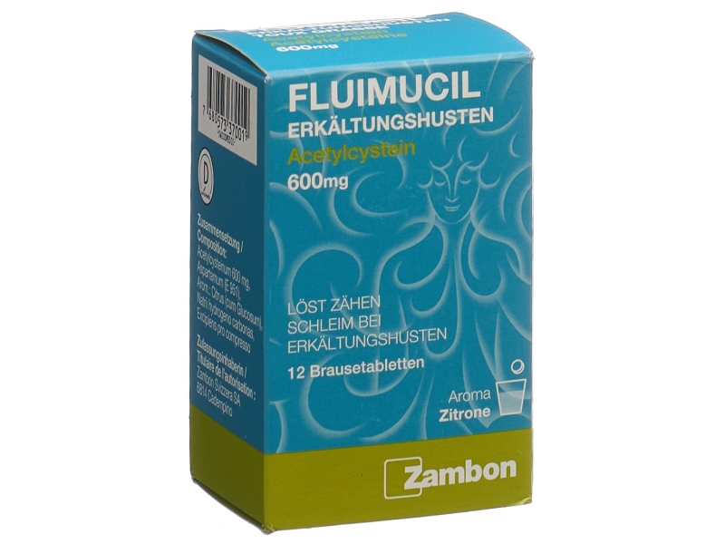 FLUIMUCIL toux grasse comprimés effervescents 600 mg 12 pièces