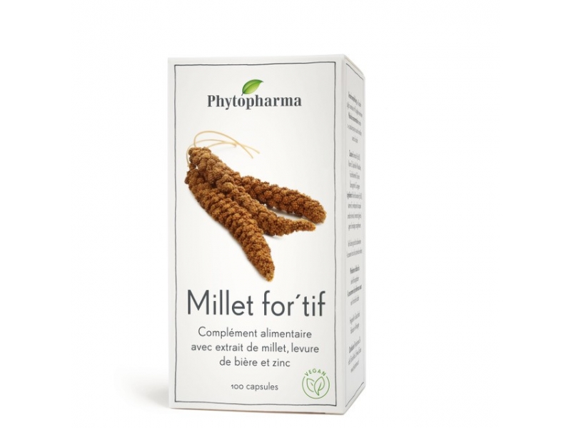 PHYTOPHARMA Millet for'tif Capsules 100 pièces