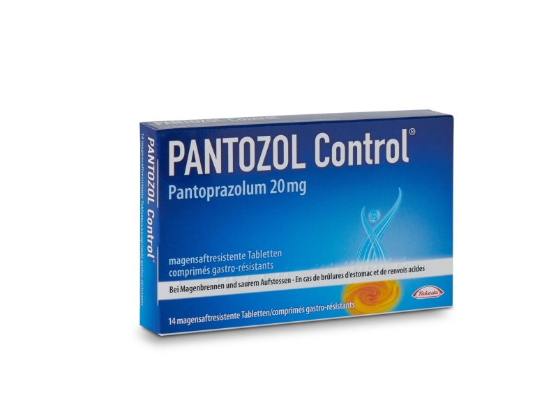 PANTOZOL CONTROL comprimés pelliculés 20 mg 14 pièces