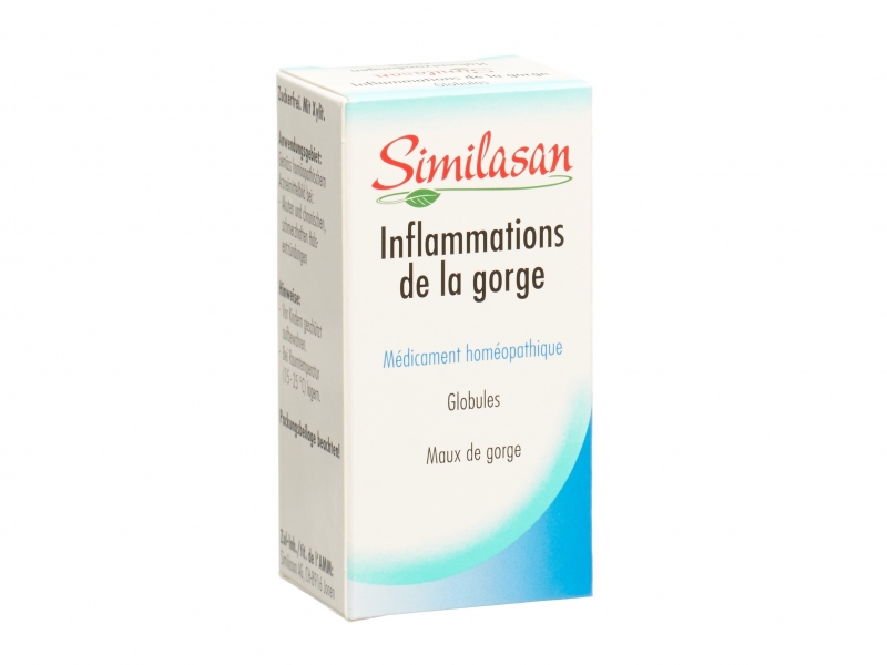 SIMILASAN Inflammations de la gorge, globules 15 g