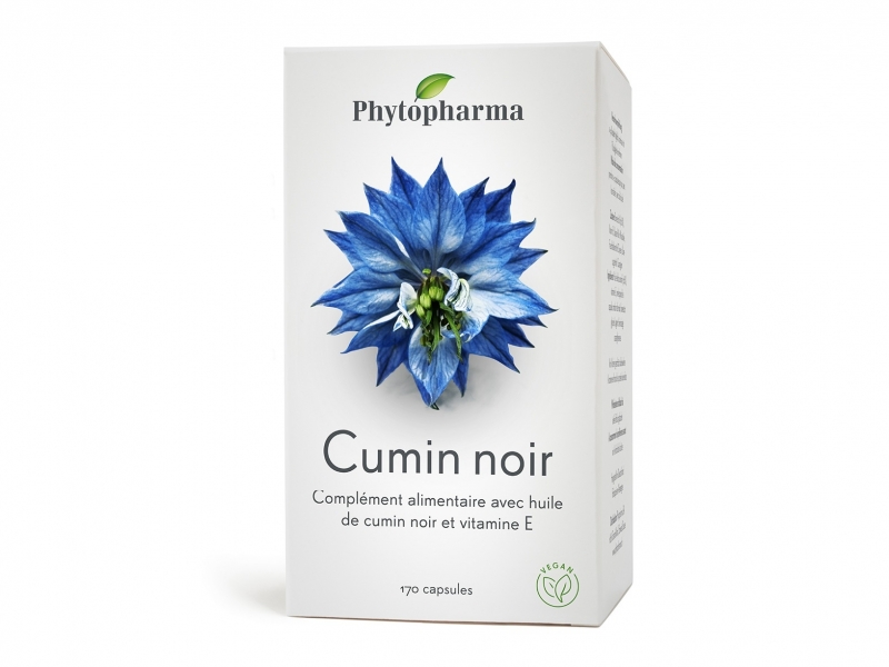 PHYTOPHARMA Cumin noir Capsules 500 mg 170 Pièces